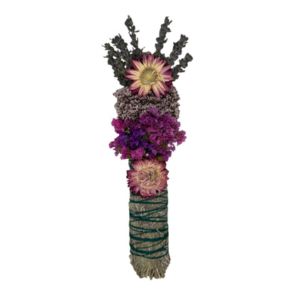 9” Decorative Sage bundle With Lavender and Eucalyptus