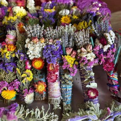 9” Decorative Sage bundle With Lavender and Eucalyptus